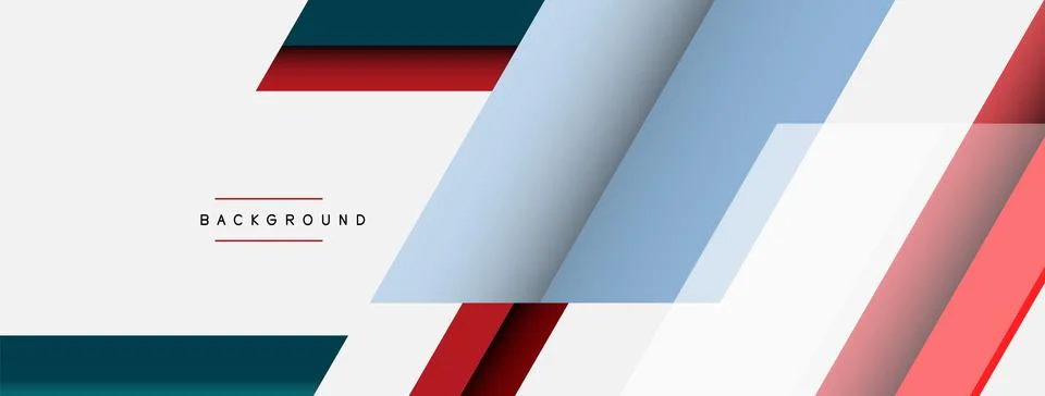 Background. Geometric diagonal square shapes and lines abstract composition 库存插图