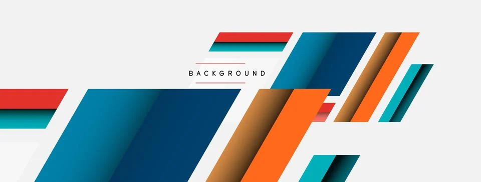 Background. Geometric diagonal square shapes and lines abstract composition 스톡 일러스트