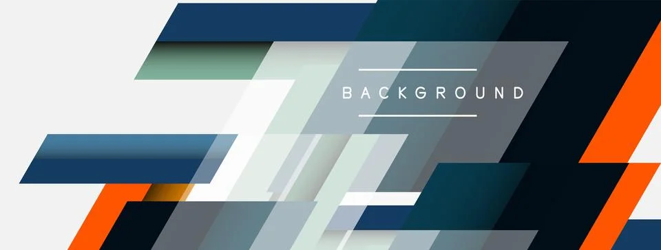 Background. Geometric diagonal square shapes and lines abstract composition 스톡 일러스트
