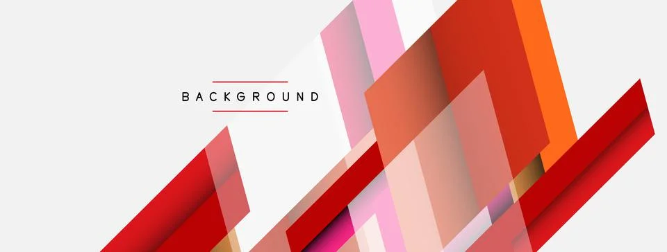 Background. Geometric diagonal square shapes and lines abstract composition Stockillustratie