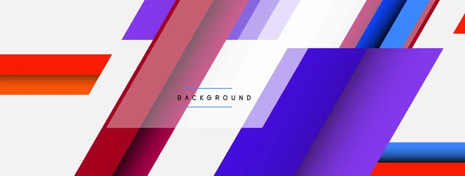 Background. Geometric diagonal square shapes and lines abstract composition Stock Illustration