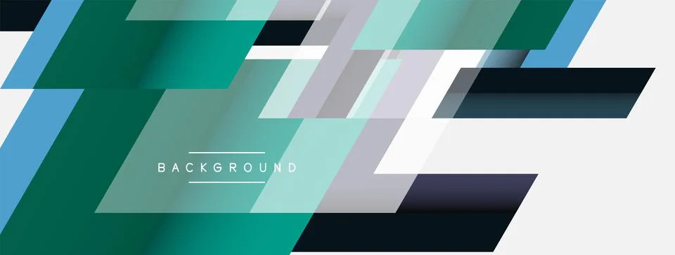 Background. Geometric diagonal square shapes and lines abstract composition イラスト素材