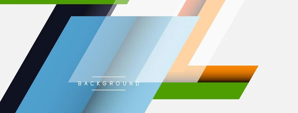 Background. Geometric diagonal square shapes and lines abstract composition Stockillustratie