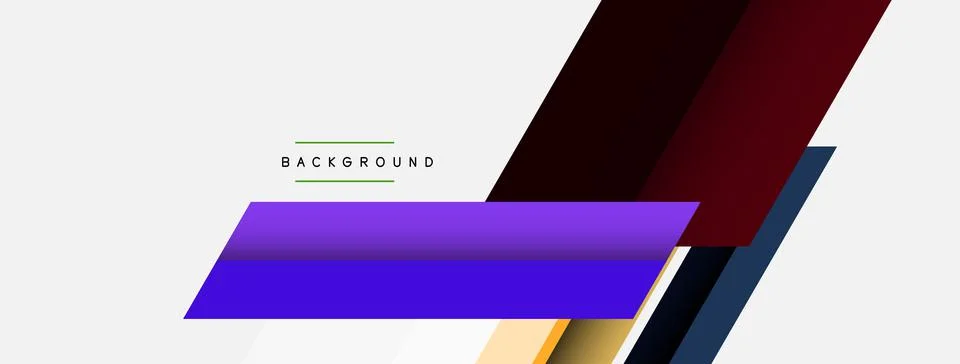 Background. Geometric diagonal square shapes and lines abstract composition Stock Illustration