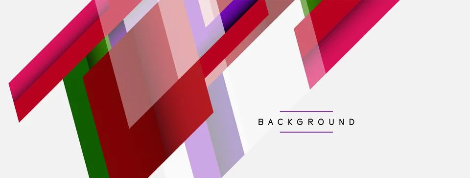 Background. Geometric diagonal square shapes and lines abstract composition イラスト素材