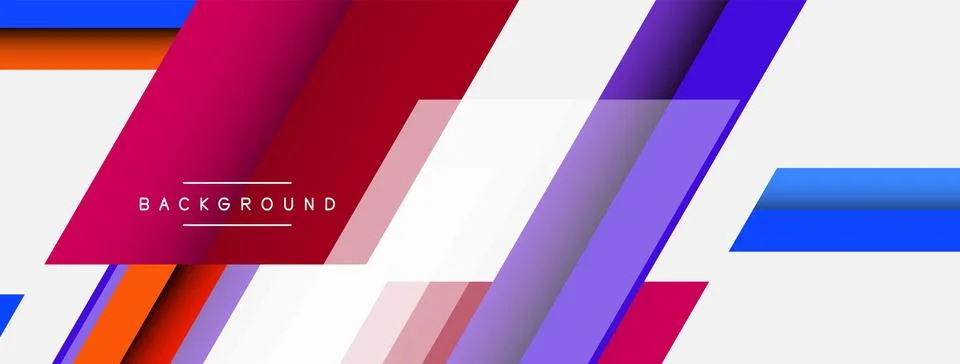 Background. Geometric diagonal square shapes and lines abstract composition イラスト素材