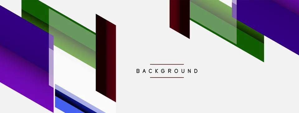 Background. Geometric diagonal square shapes and lines abstract composition Stockillustratie
