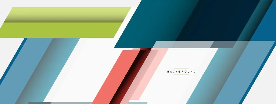 Background. Geometric diagonal square shapes and lines abstract composition 스톡 일러스트