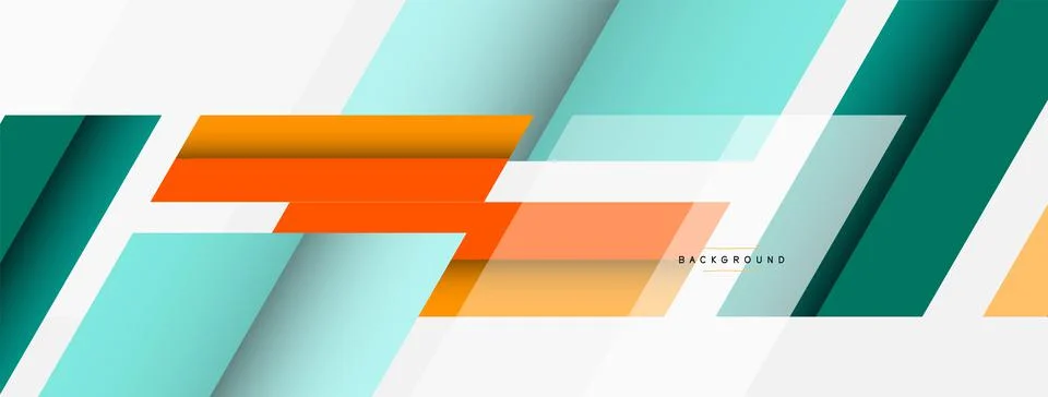 Background. Geometric diagonal square shapes and lines abstract composition 스톡 일러스트