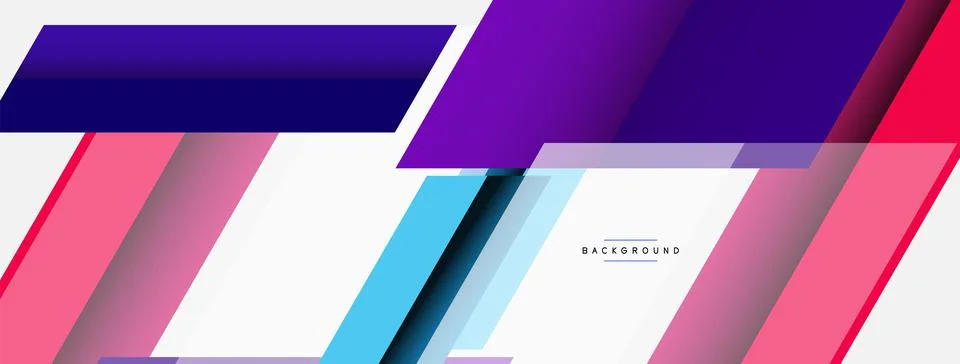 Background. Geometric diagonal square shapes and lines abstract composition Stockillustratie