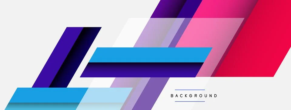 Background. Geometric diagonal square shapes and lines abstract composition 库存插图