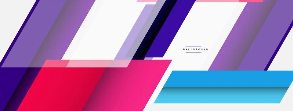 Background. Geometric diagonal square shapes and lines abstract composition Stockillustratie