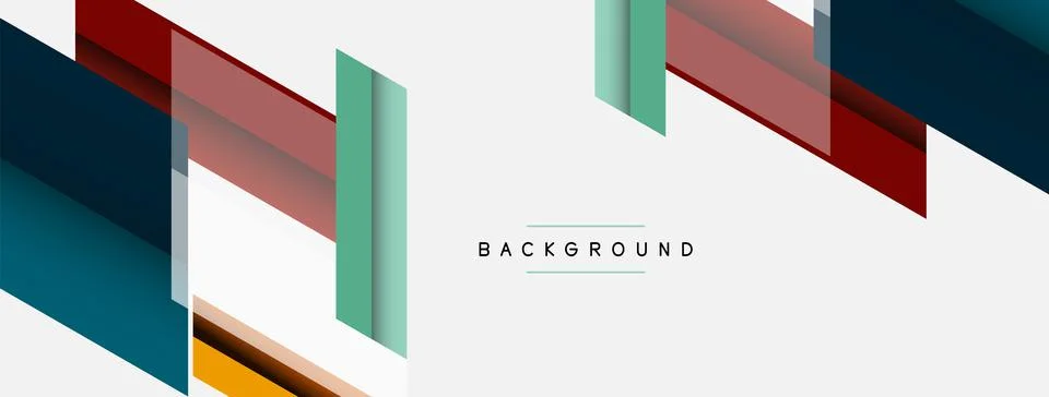 Background. Geometric diagonal square shapes and lines abstract composition Stockillustratie