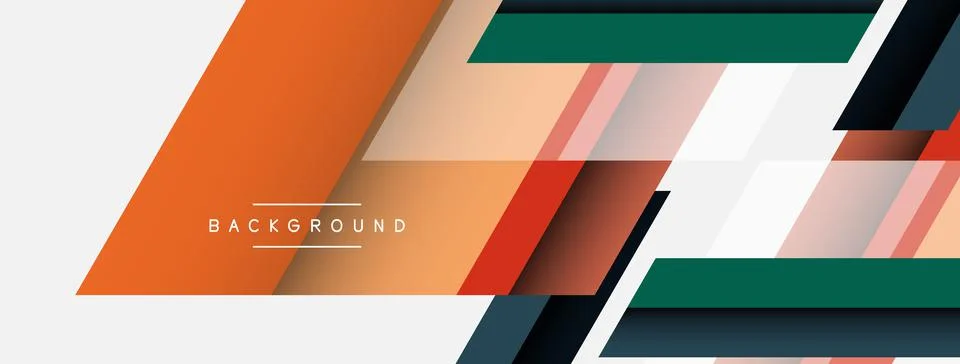 Background. Geometric diagonal square shapes and lines abstract composition イラスト素材