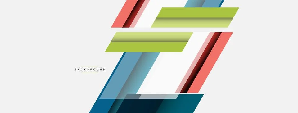 Background. Geometric diagonal square shapes and lines abstract composition 스톡 일러스트
