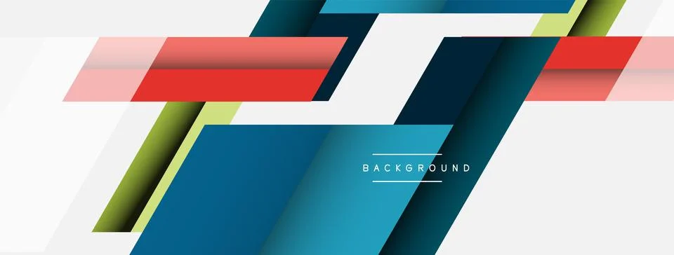 Background. Geometric diagonal square shapes and lines abstract composition 스톡 일러스트