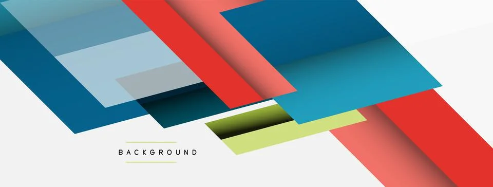 Background. Geometric diagonal square shapes and lines abstract composition Stockillustratie
