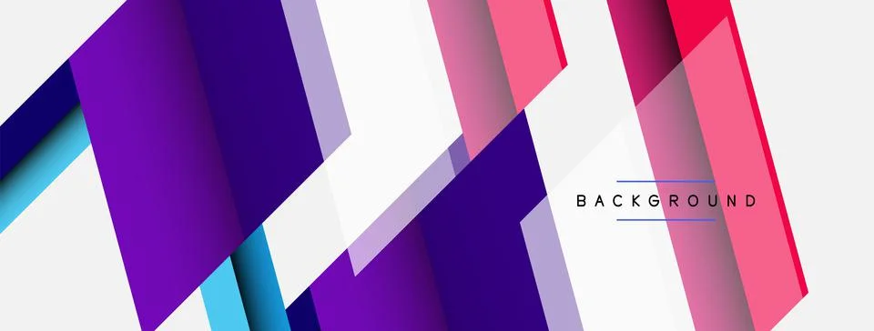 Background. Geometric diagonal square shapes and lines abstract composition Stock Illustration