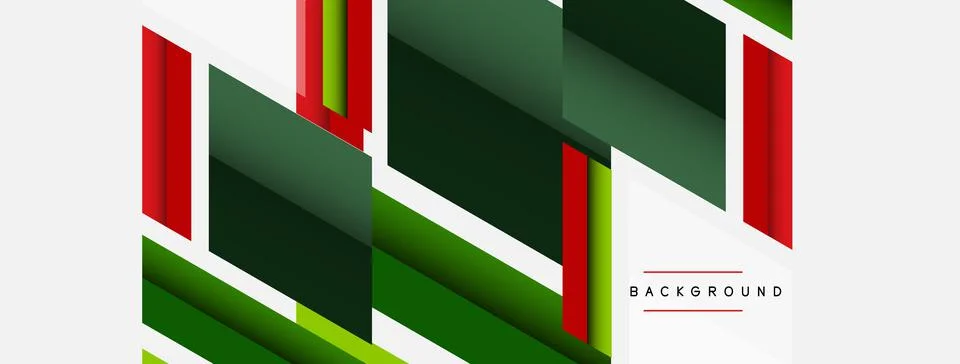 Background. Geometric diagonal square shapes and lines abstract composition イラスト素材
