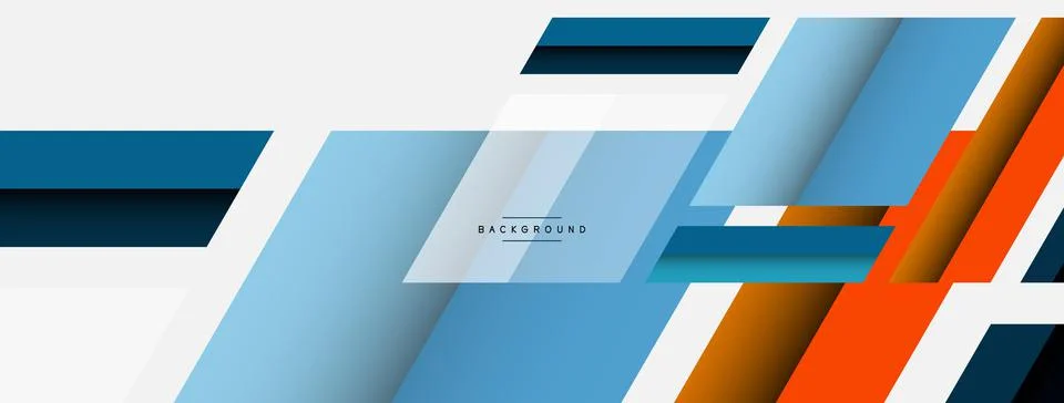 Background. Geometric diagonal square shapes and lines abstract composition Stock Illustration