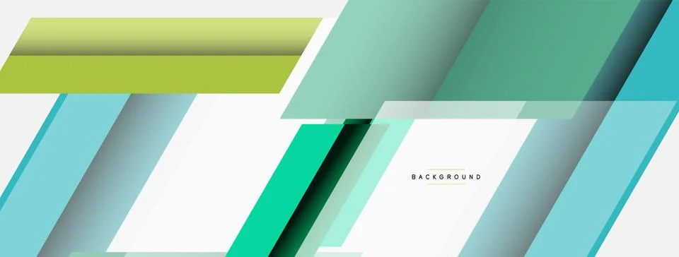 Background. Geometric diagonal square shapes and lines abstract composition Stock Illustration