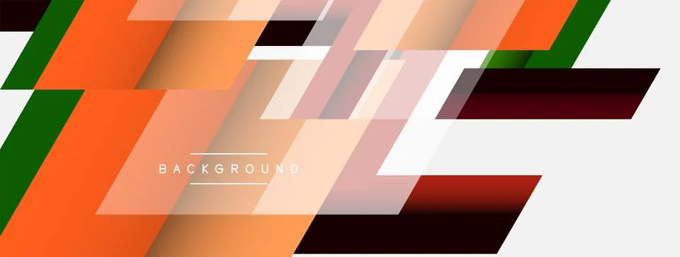 Background. Geometric diagonal square shapes and lines abstract composition Stockillustratie