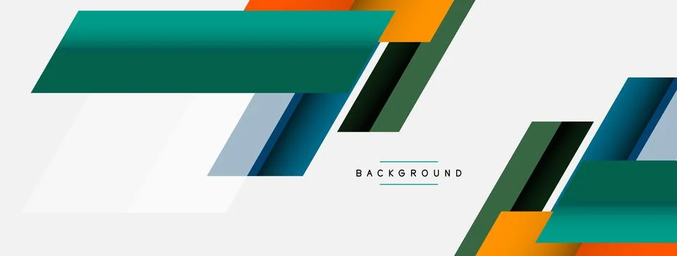 Background. Geometric diagonal square shapes and lines abstract composition Stock Illustration