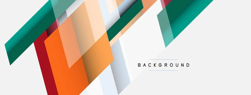 Background. Geometric diagonal square shapes and lines abstract composition 스톡 일러스트