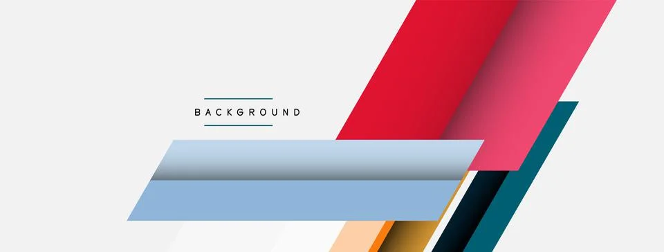 Background. Geometric diagonal square shapes and lines abstract composition Stock Illustration