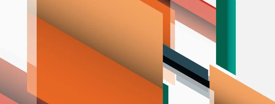 Background. Geometric diagonal square shapes and lines abstract composition Stockillustratie