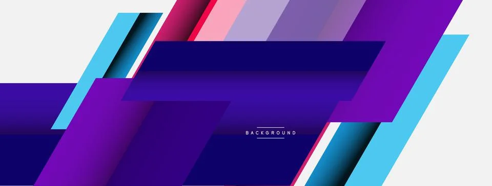 Background. Geometric diagonal square shapes and lines abstract composition Stockillustratie