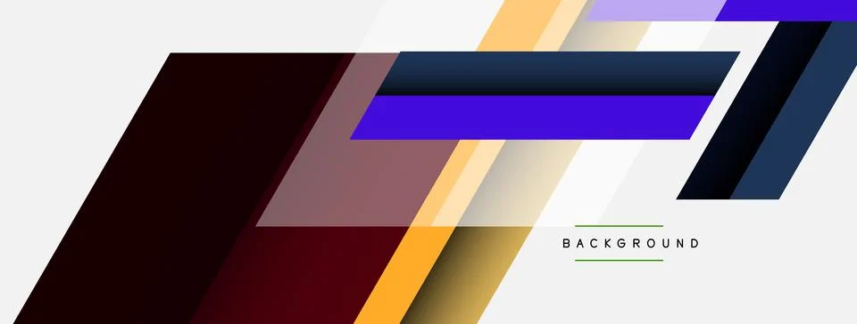 Background. Geometric diagonal square shapes and lines abstract composition Stock Illustration