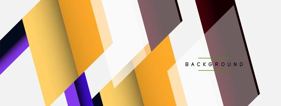 Background. Geometric diagonal square shapes and lines abstract composition イラスト素材