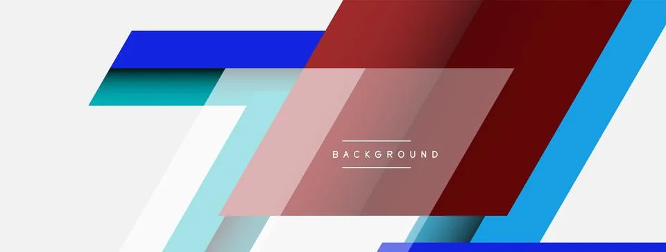 Background. Geometric diagonal square shapes and lines abstract composition Stock Illustration