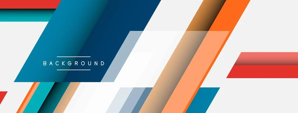 Background. Geometric diagonal square shapes and lines abstract composition 스톡 일러스트
