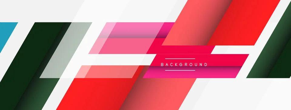 Background. Geometric diagonal square shapes and lines abstract composition イラスト素材