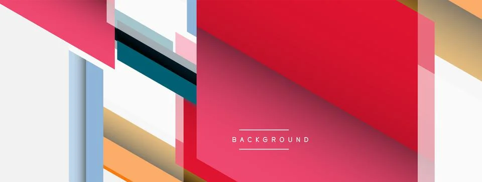 Background. Geometric diagonal square shapes and lines abstract composition 스톡 일러스트