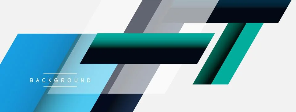 Background. Geometric diagonal square shapes and lines abstract composition イラスト素材