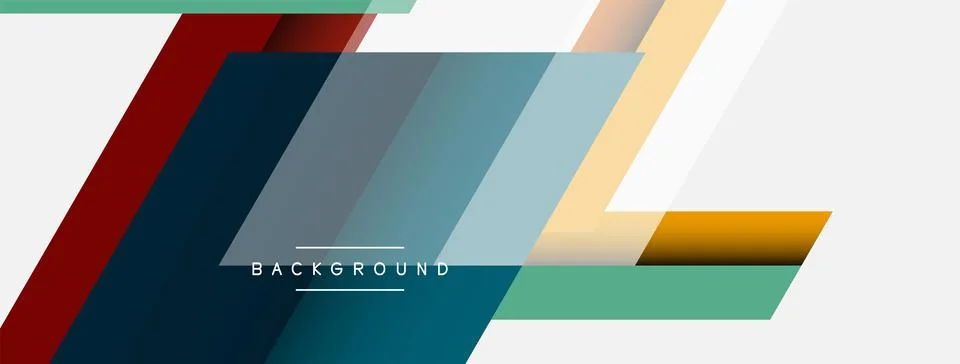 Background. Geometric diagonal square shapes and lines abstract composition 库存插图