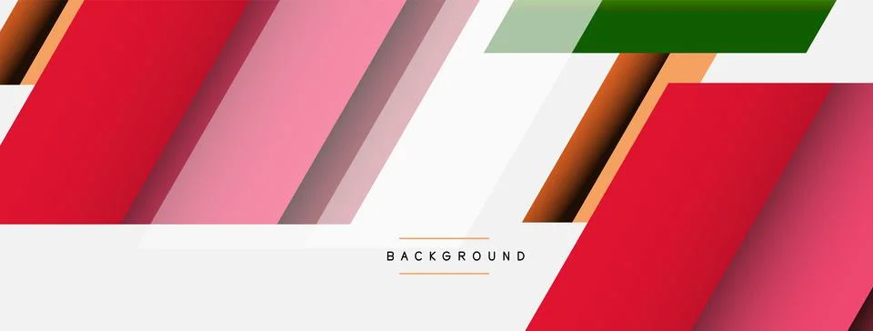 Background. Geometric diagonal square shapes and lines abstract composition 库存插图