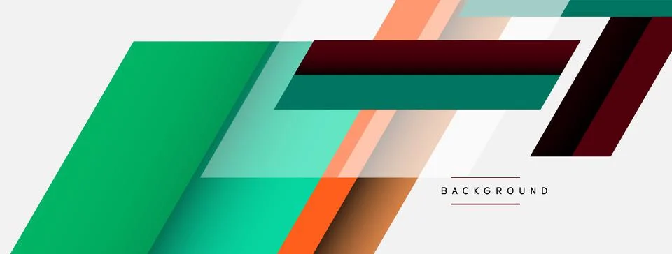 Background. Geometric diagonal square shapes and lines abstract composition Stockillustratie