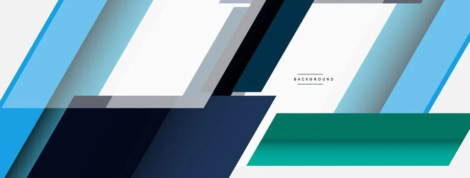 Background. Geometric diagonal square shapes and lines abstract composition Stock Illustration