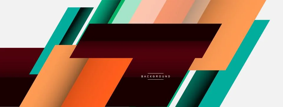 Background. Geometric diagonal square shapes and lines abstract composition 스톡 일러스트