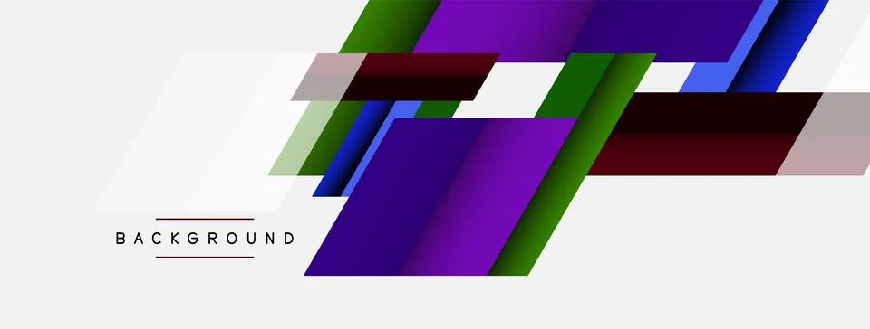 Background. Geometric diagonal square shapes and lines abstract composition イラスト素材