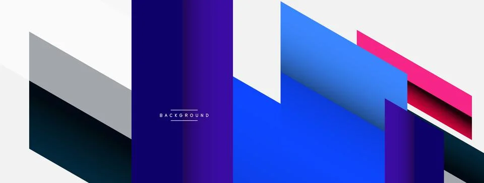 Background. Geometric diagonal square shapes and lines abstract composition Stockillustratie