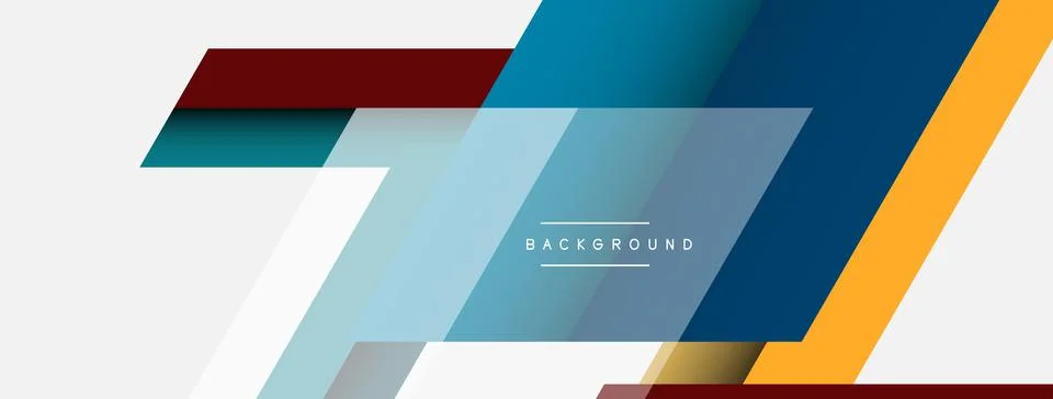 Background. Geometric diagonal square shapes and lines abstract composition イラスト素材
