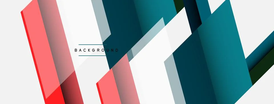 Background. Geometric diagonal square shapes and lines abstract composition Stockillustratie