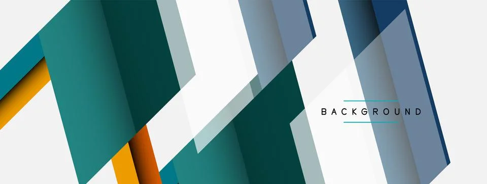 Background. Geometric diagonal square shapes and lines abstract composition 스톡 일러스트