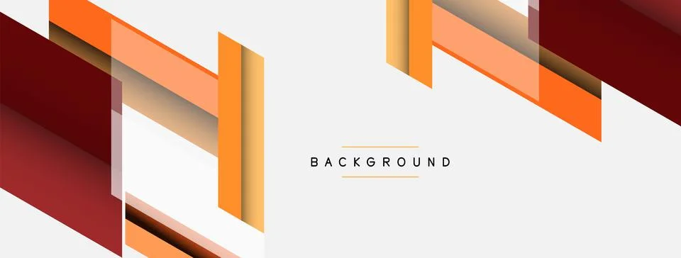 Background. Geometric diagonal square shapes and lines abstract composition Stock Illustration