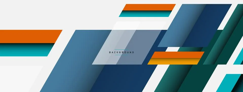 Background. Geometric diagonal square shapes and lines abstract composition 스톡 일러스트